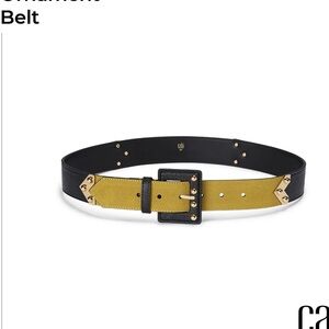 CAbi Black and Gold ornamental belt